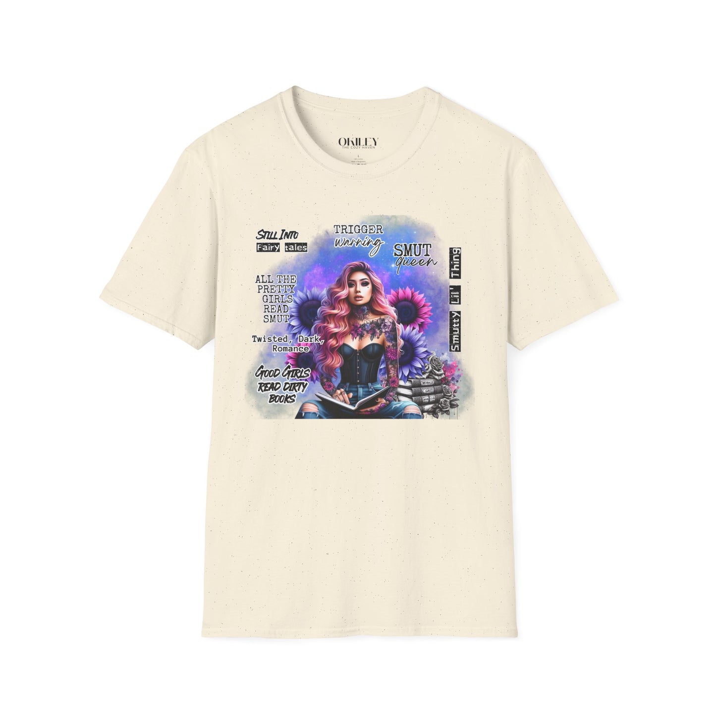 Trigger Warning Smut Unisex Softstyle T-Shirt - Edgy Graphic Tee for Casual Wear