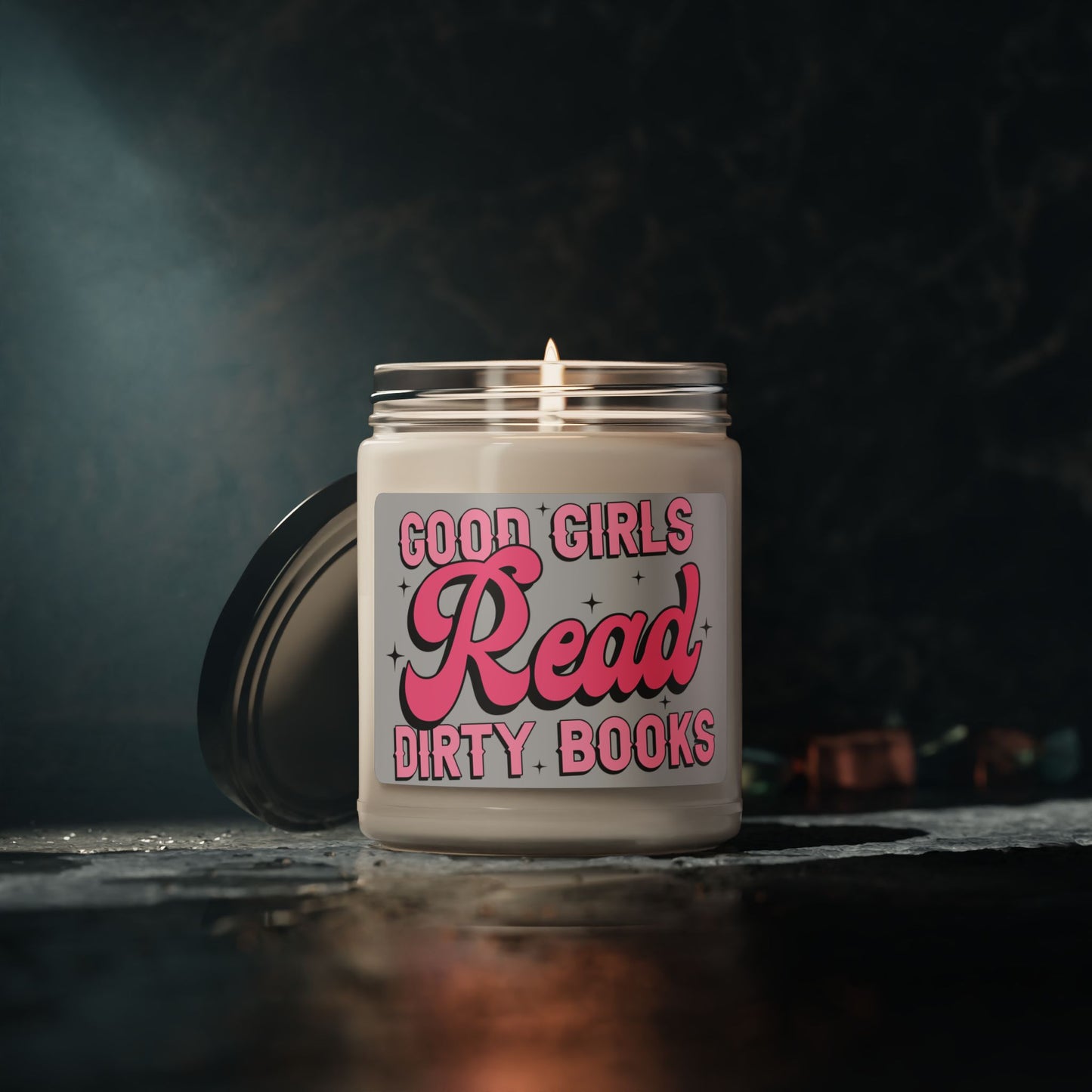 Good Girls Read Dirty Books Scented Soy Candle - 9oz Aromatherapy Candle for Book Lovers