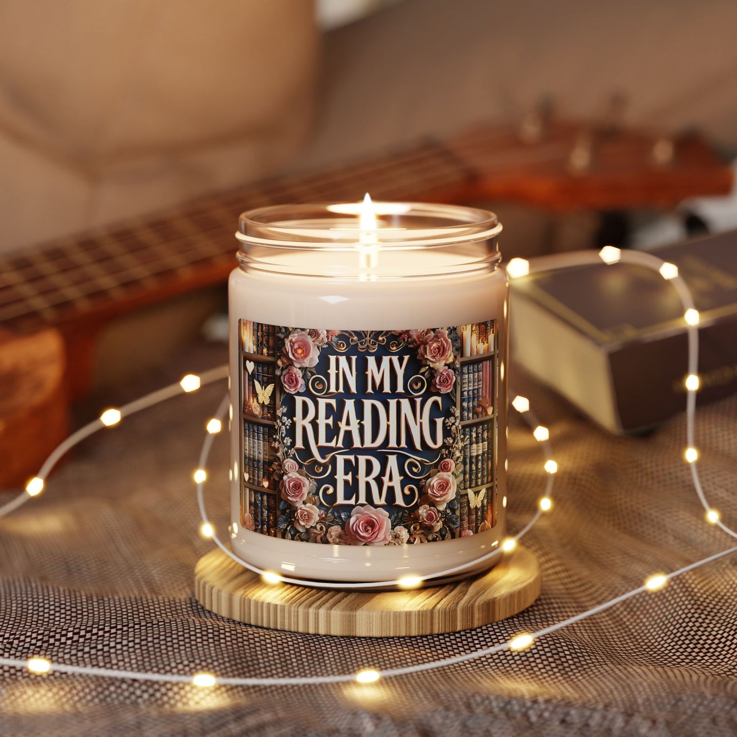 In My Reading Era Scented Soy Candle - Cozy Book Lovers Gift