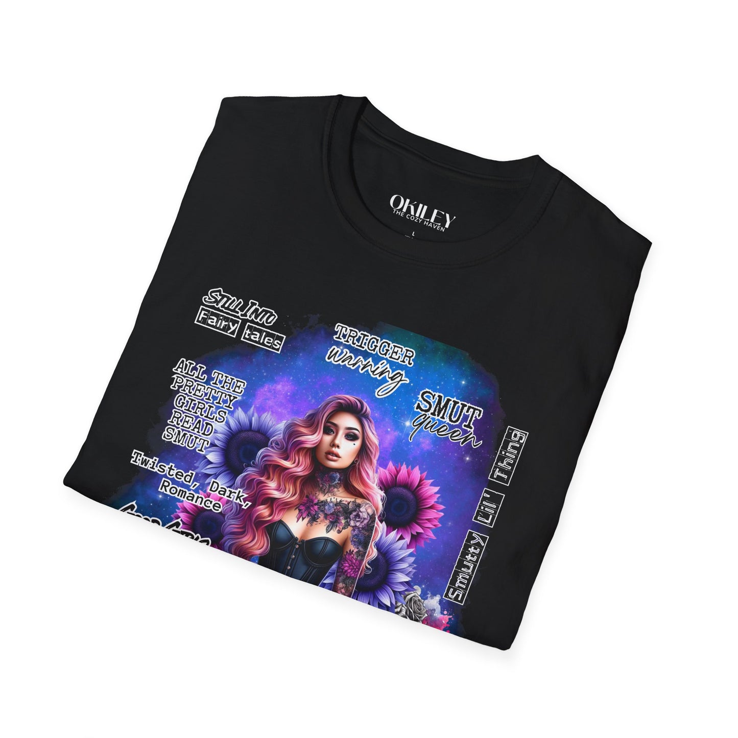 Trigger Warning Smut Unisex Softstyle T-Shirt - Edgy Graphic Tee for Casual Wear