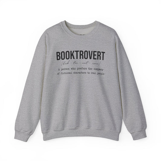 Booktrovert Sweatshirt - Cozy Gift for Book Lovers