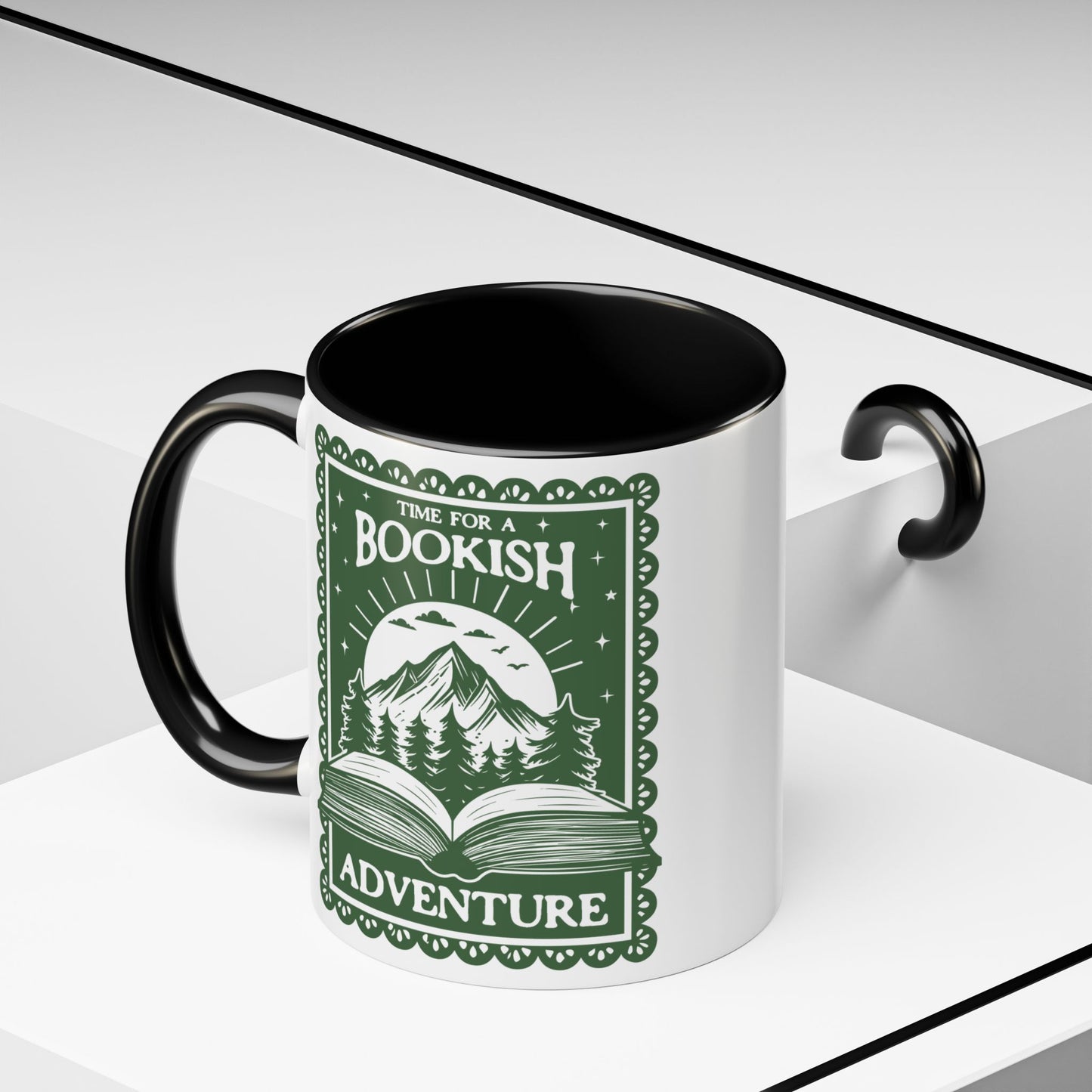 Bookish Adventure Coffee Mug - Perfect for Readers & Nature Lovers