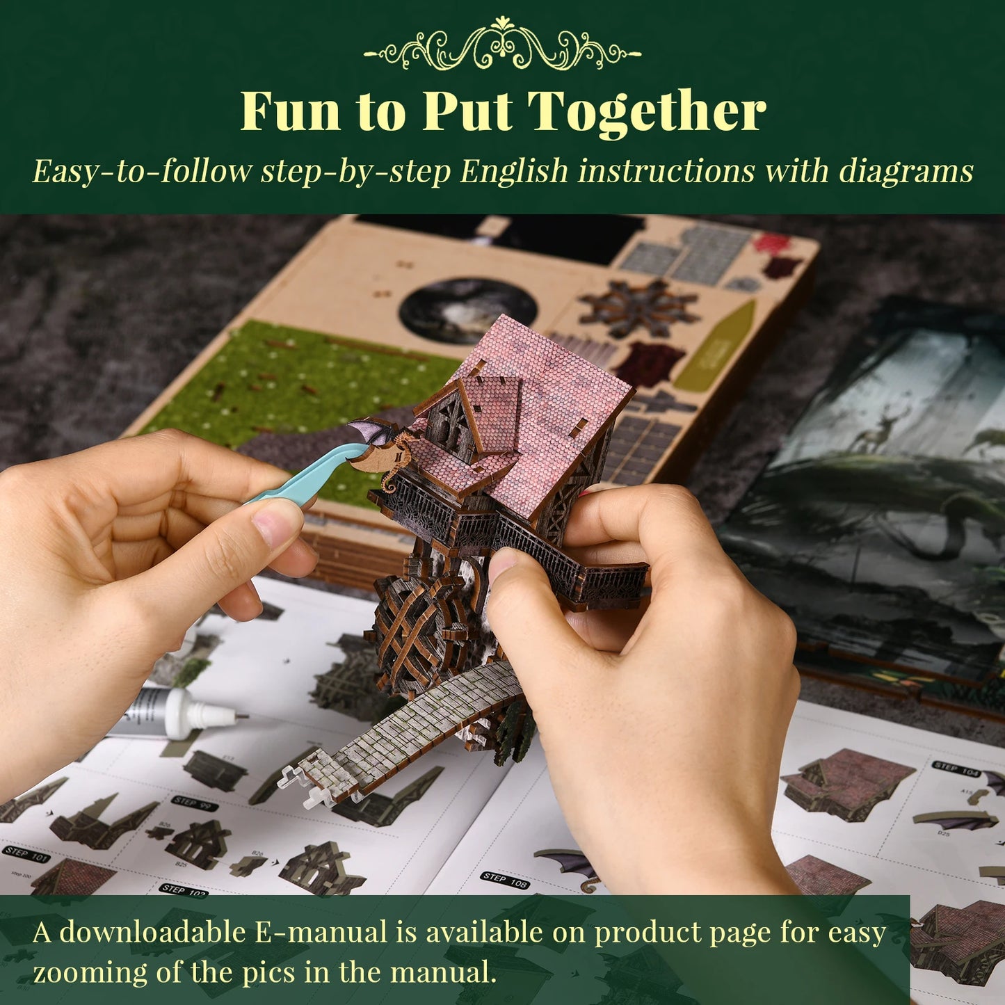 Down The Rabbit-Hole Alice Book Nook Kit