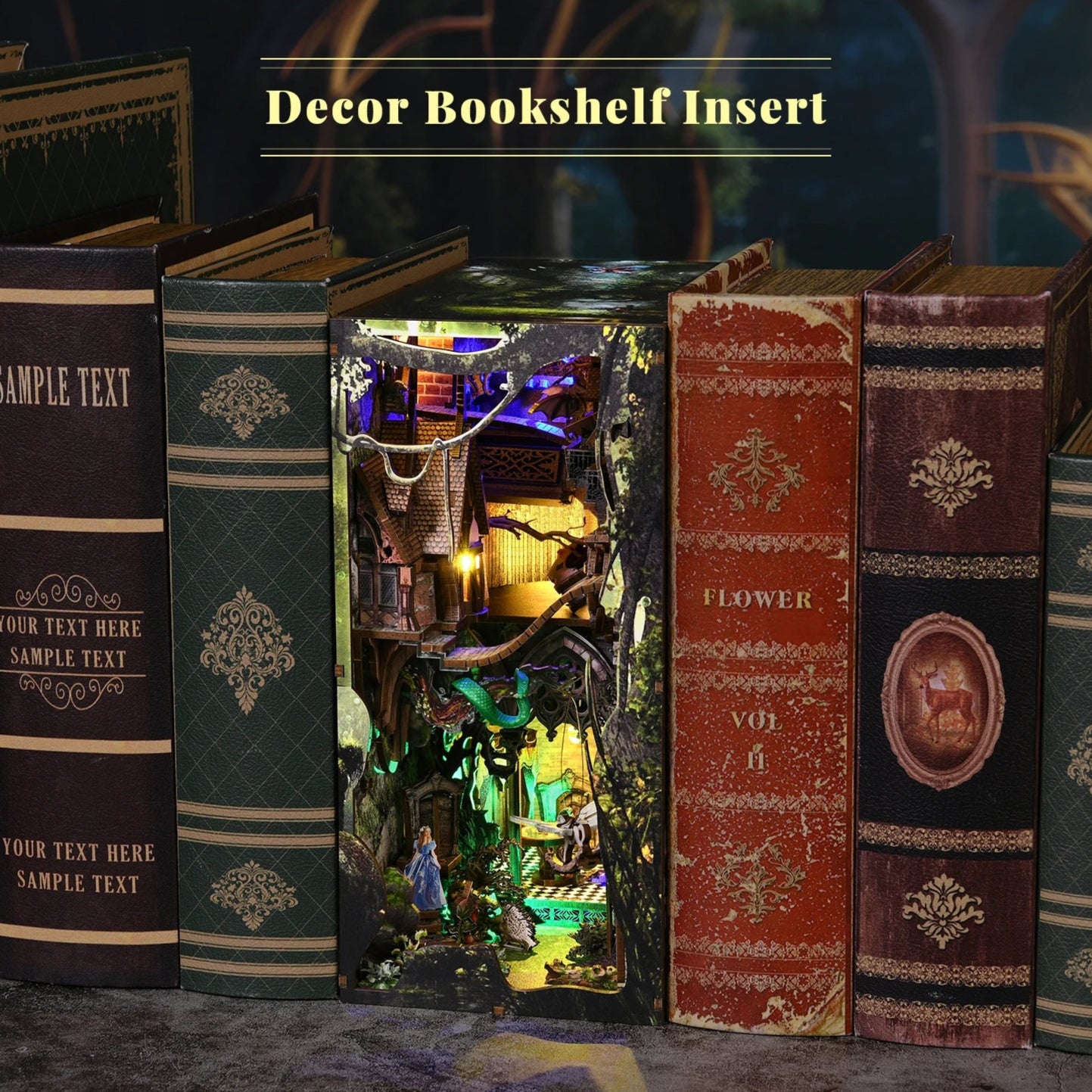 Down The Rabbit-Hole Alice Book Nook Kit